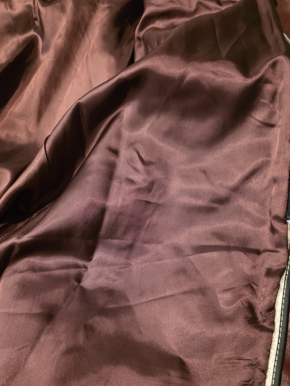 Stunning Leather Coat Trench Size Small - Picture 14 of 15
